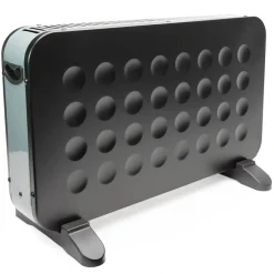 Grafner® Konvektor Elektro Heizung 2000 Watt Heizgerät Matt Schwarz DK11046