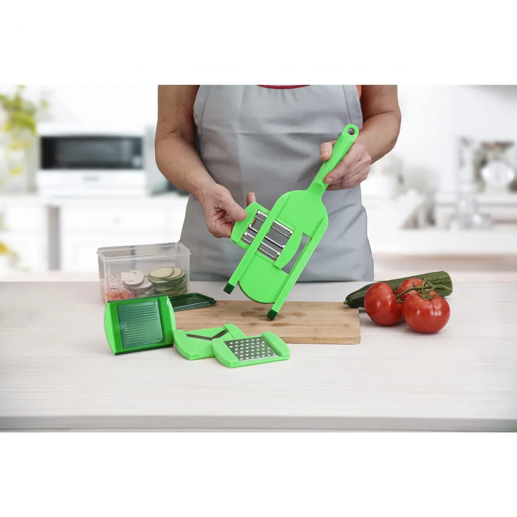 Genius Nicer Dicer Speed Light | Handhobel | Set 8-tlg. – Bild 3