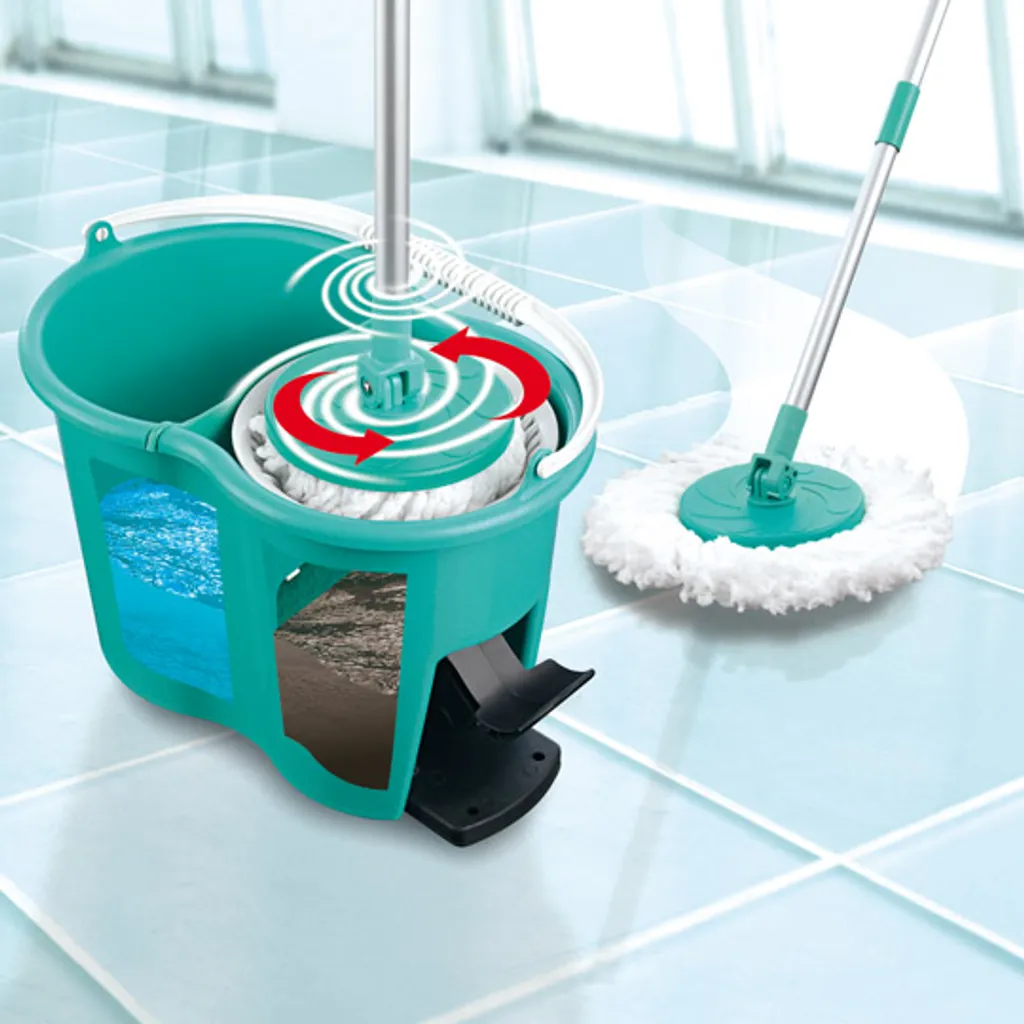 Maxxworld Wischmop Bodenwischer Set 2 Kammer Power Filtersystem Wischen Putzeimer Mopp NEU – Bild 14