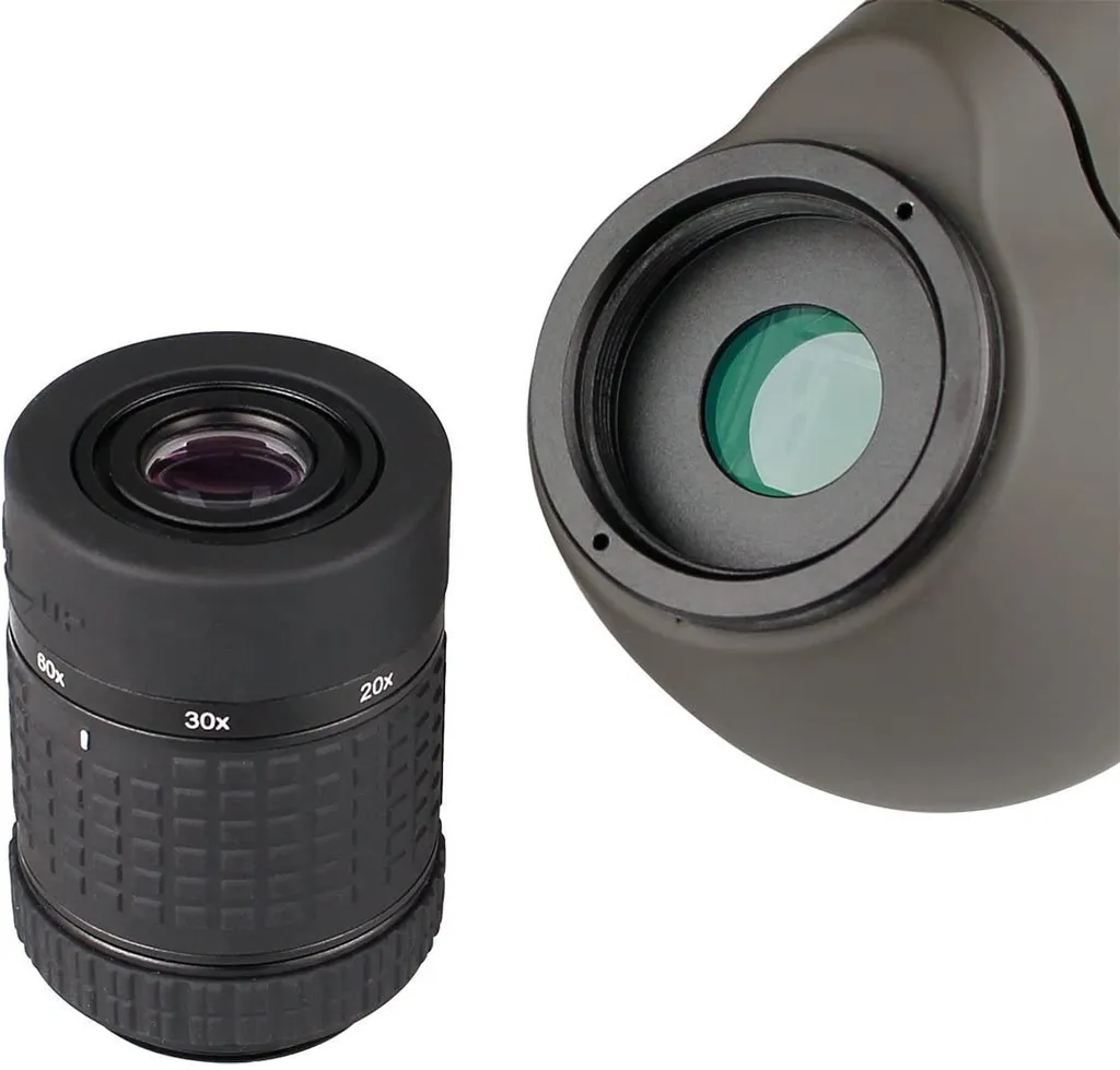 Svbony SV13 Spektive, 20-60x80 Monokulare Ferngläser Mit Handy Adapter, FMC 80mm Okular, Silberbeschichtetes Prisma, IPX7 Wasserdichtes, Eingebauter Sonnenschirm, Für Zielschießen, Vogelbeobachtung, Wildtierlandschaft – Bild 8