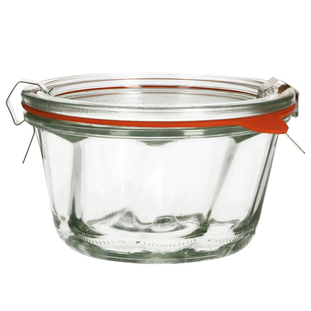 MamboCat 9er Set WECK 9x Gugelhupf Glas-Form 280 Ml + 9x Einmach-Zubehör + Rezeptheft – Bild 2