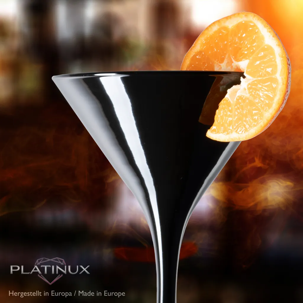 PLATINUX Schwarze Martini Gläser 150ml Set 6-Teilig Aus Glas Cocktailgläser – Bild 6