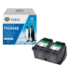 G&G 302XL Tintenpatronen Kompatibel Mit HP 302 XL Mit Hoher Kapazität / 2er-Pack Schwarz