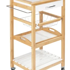 Wenko Küchenwagen Finja Aus Bambus