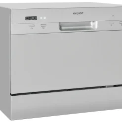 Exquisit Exqusit Geschirrspüler GSP206-030F Silber | Standgerät, Tischgerät | 6 Maßgedecke | Silber