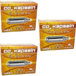 30 NEMT 16g Co2 Bierkapseln And Bikekapseln Für Alle Bierzapfanlagen Mit 16g Koh