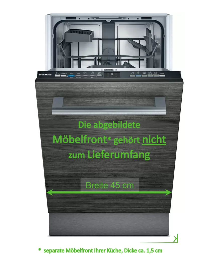 Siemens SR 61 IX 05 KE EB-Geschirrspüler45cm Vollintegr. 9.5L 48dB 5Prg DuoP. Siemens – Bild 10