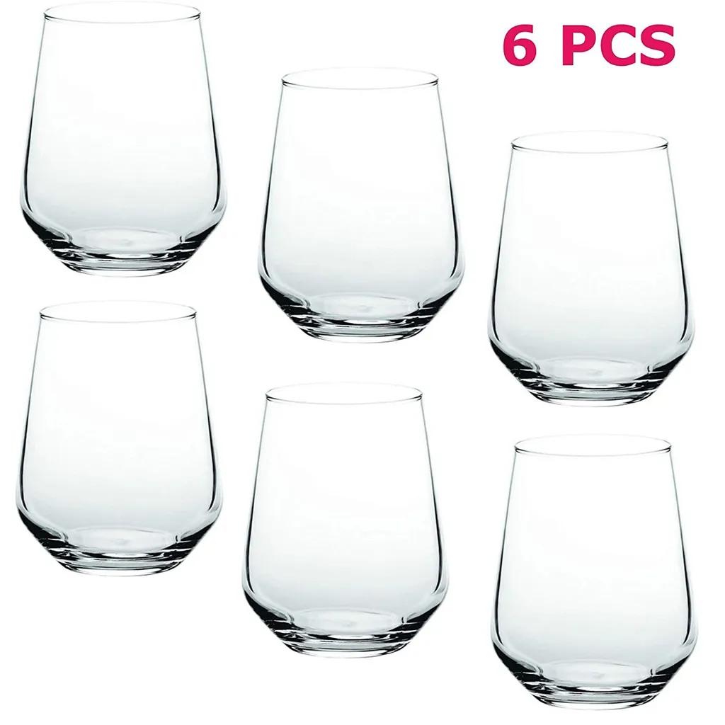 Pasabahce Allegra Set Von 6 Gläser Für Wein, Saft, Wasser, Whisky 425 Ml Gastronomie Restaurant – Bild 4