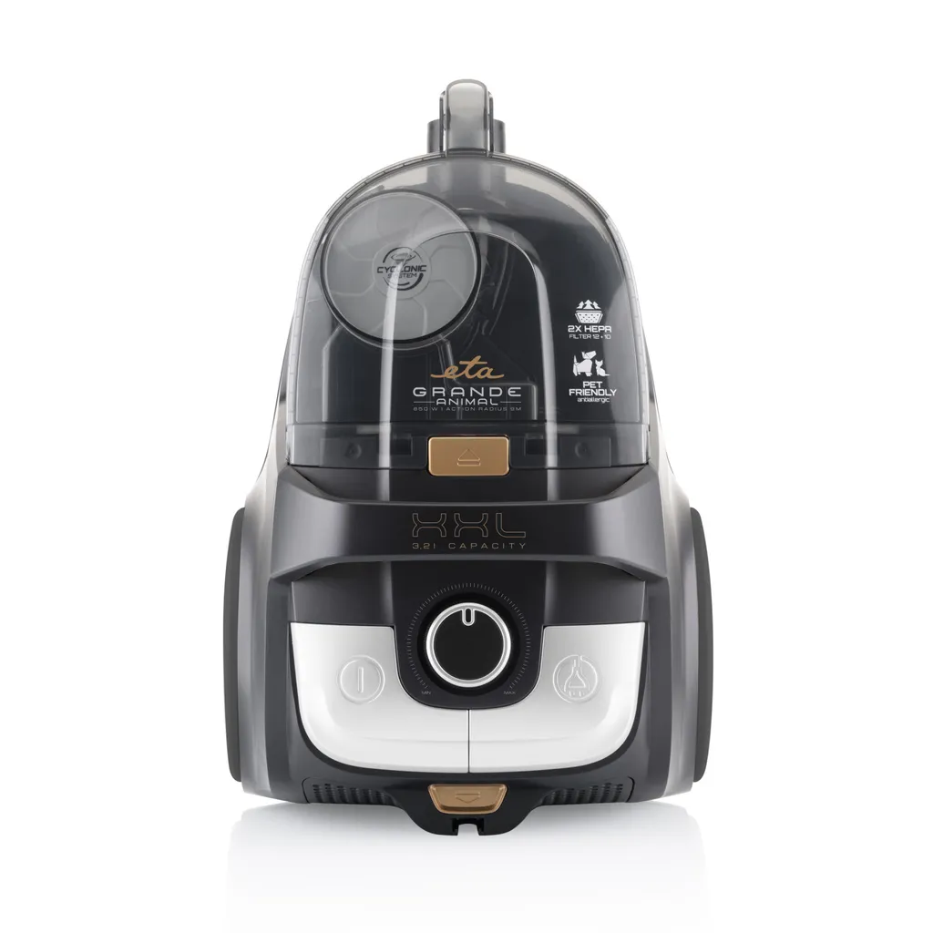 ETA GRANDE ANIMAL Beutelloser Staubsauger ETA222390000, 850W, 2 X HEPA Filtr, DermoPet-Aufsatz, ECO Motor, 360 ° Drehbares Rad – Bild 3