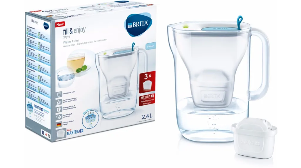 Brita Marella Wasserfilterkanne Weiß Mit 4 Kartuschen Maxtra+