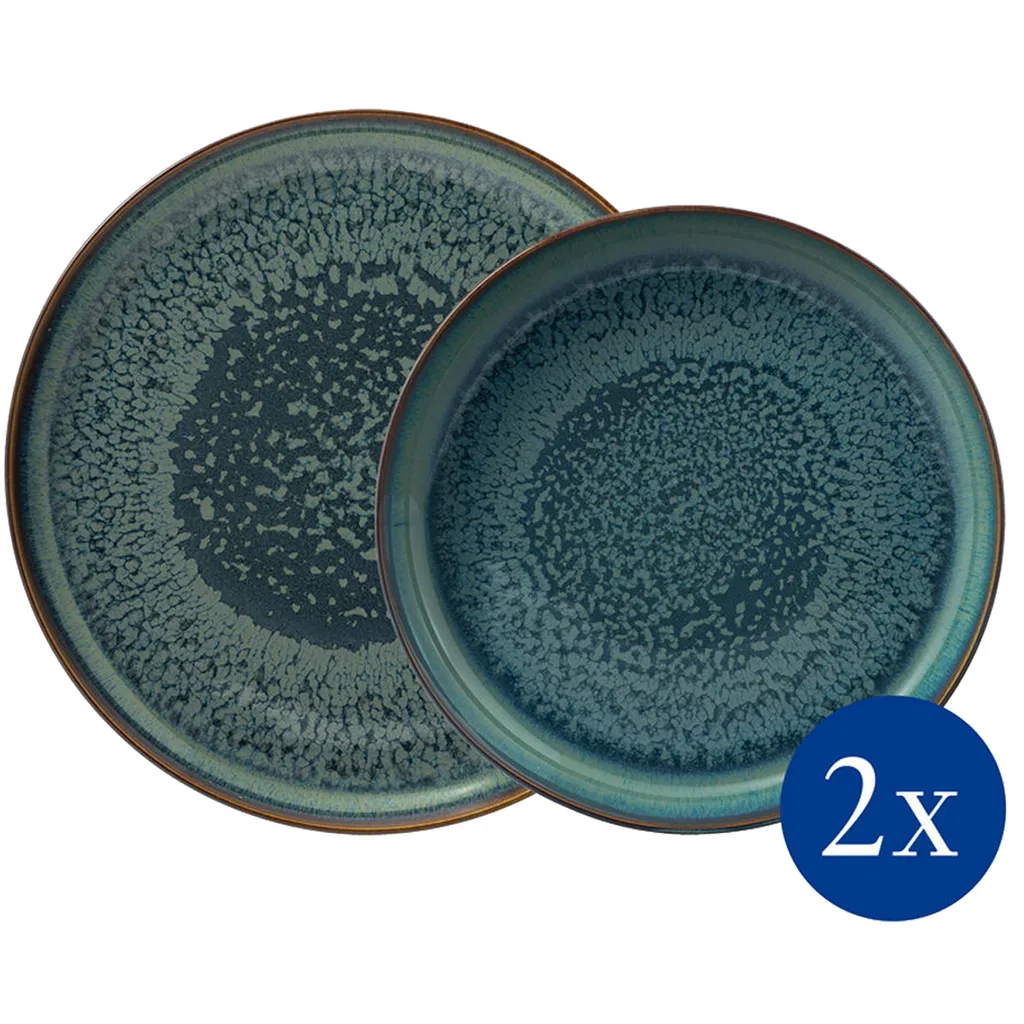 Like. By Villeroy & Boch Tafelset Crafted Breeze Blau,braun – Bild 4