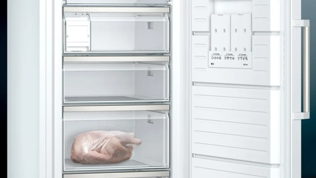 Siemens GS58NAWCV Freistehender Freistehendes Gefrierschrank, 13 H Lagerzeit Bei Störung, 191 Cm Höhe, , 178 KWh/Jahr, 38 DB, NoFrost – Bild 5