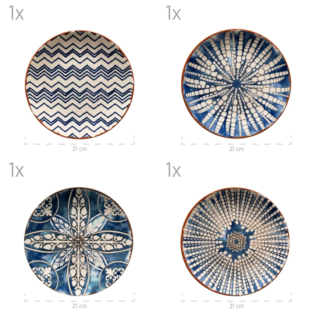 Maeser Tafelservice, Steinzeug Tafelservice, Steinzeug Iberico Blue Mäser – Bild 3