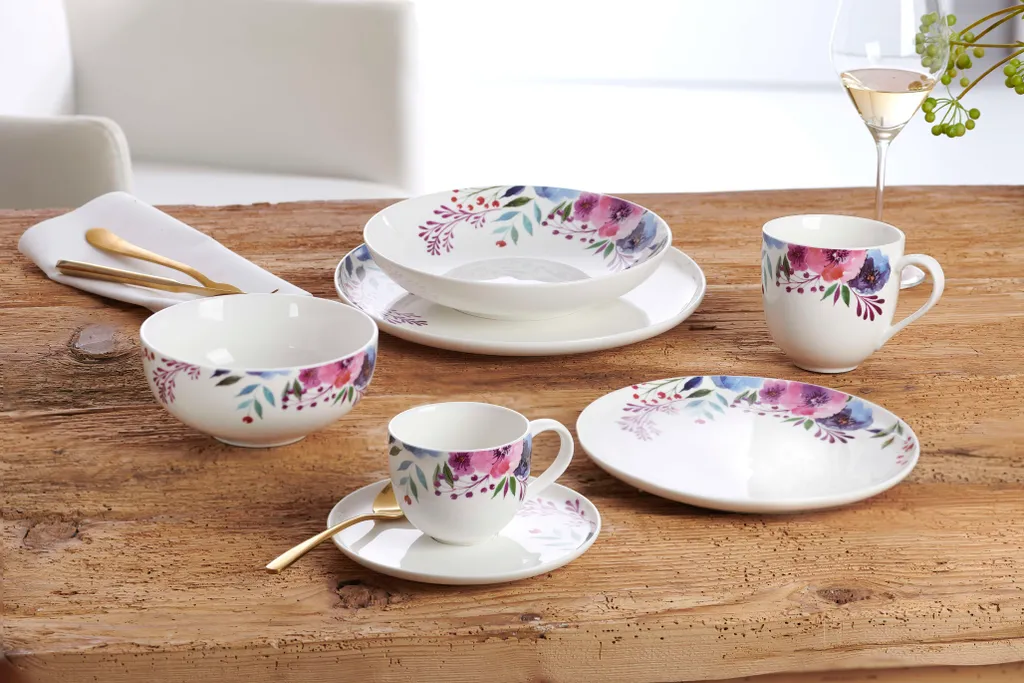 Ritzenhoff & Breker Kaffeeservice Erweiterungsgedeck 3 Tlg. Skagen Flower