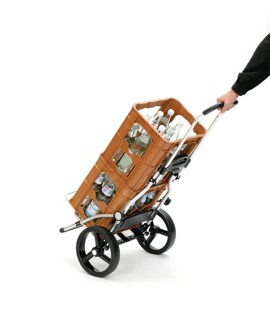 Andersen Shopper Royal Alu Klappbar Mit 3-Speichenrad Ø 25 Cm Und 49 Liter Tasche Senta Grau – Bild 21