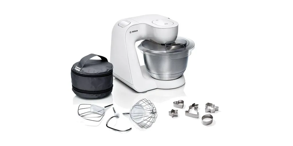 BOSCH Küchenmaschine MUM5 Inkl. Ausstecher 700 Watt Weiß Teigmaschine