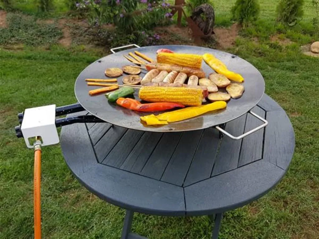 Freiluftküche Wok / Eisenwok / Grillschale / Feuerschale Ø 70 Cm – Bild 3