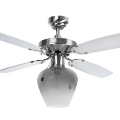 Nino Leuchten Deckenventilator FRANCO 4 MDF-Blätter, Vertstellbar, 68050101