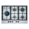 Bosch Serie 6 PCS7A5B90, Edelstahl, Integriert, Gaskochfeld, Edelstahl, 5 Zone(n), 5 Zone(n)