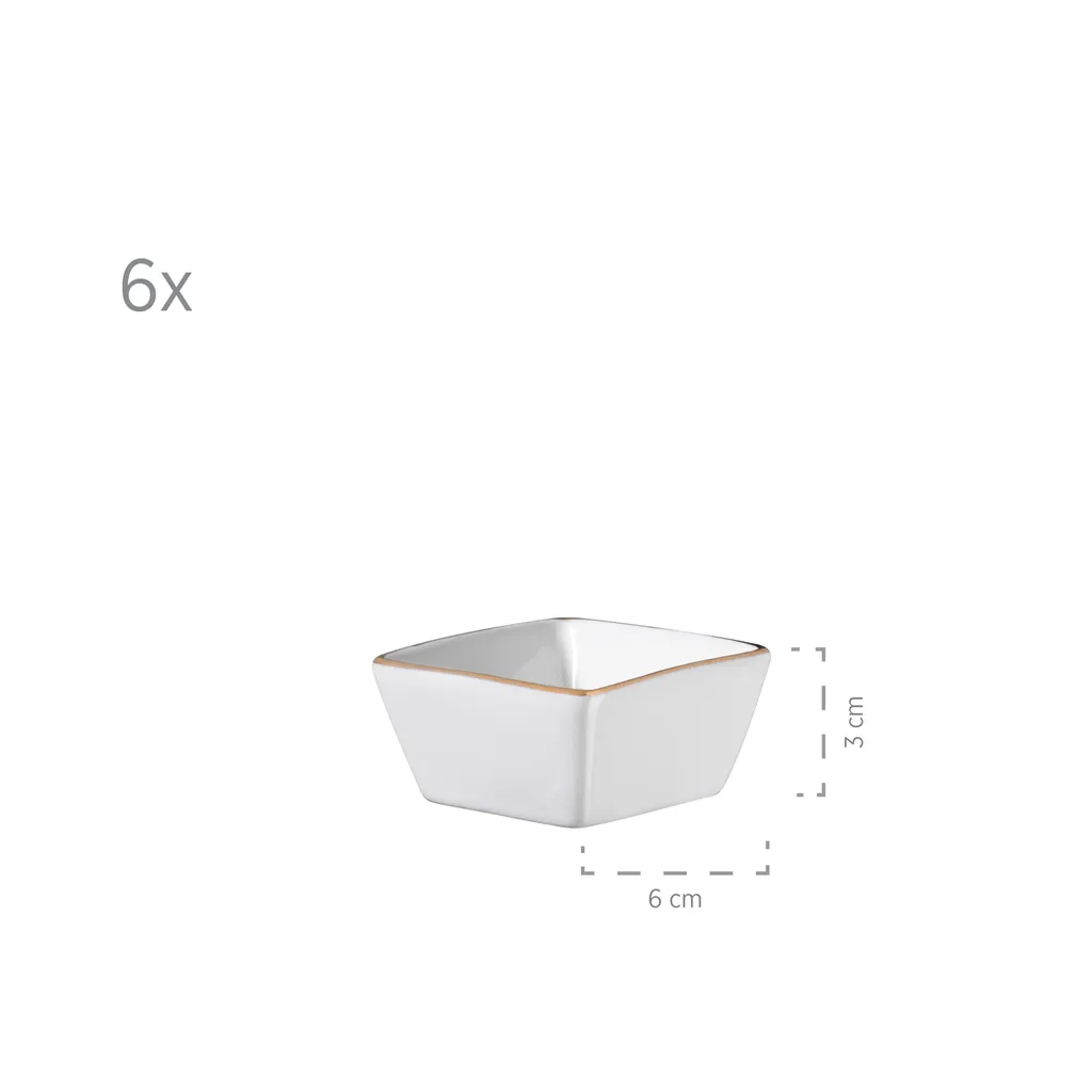 Maeser Mäser 931735 Kombiservice Professional Dining Für 6 Personen, Porzellan, Weiß (1 Set, 24-teilig) – Bild 9