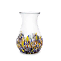 Glasmanufaktur Dekovase Konfetti, Blumenvase Konfetti, Handgemachte Vase Konfetti, Karaffe Mundgeblasen
