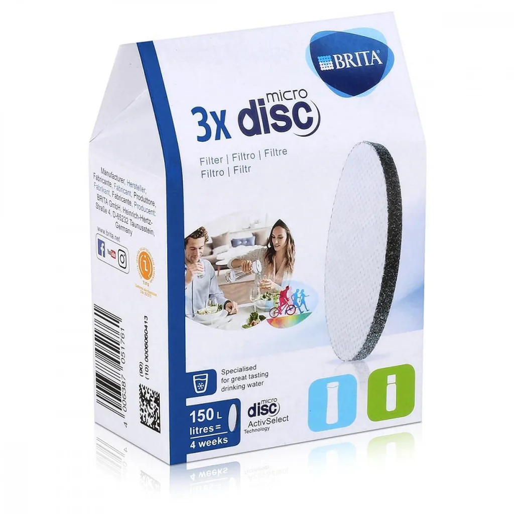 BRITA MicroDisc Wasserfilter 3stk. - Passend Für BRITA Fill&go Wasserfilter-Flaschen Und BRITA Fill&serve Wasserfilter-Karaffen (4er Pack) – Bild 2