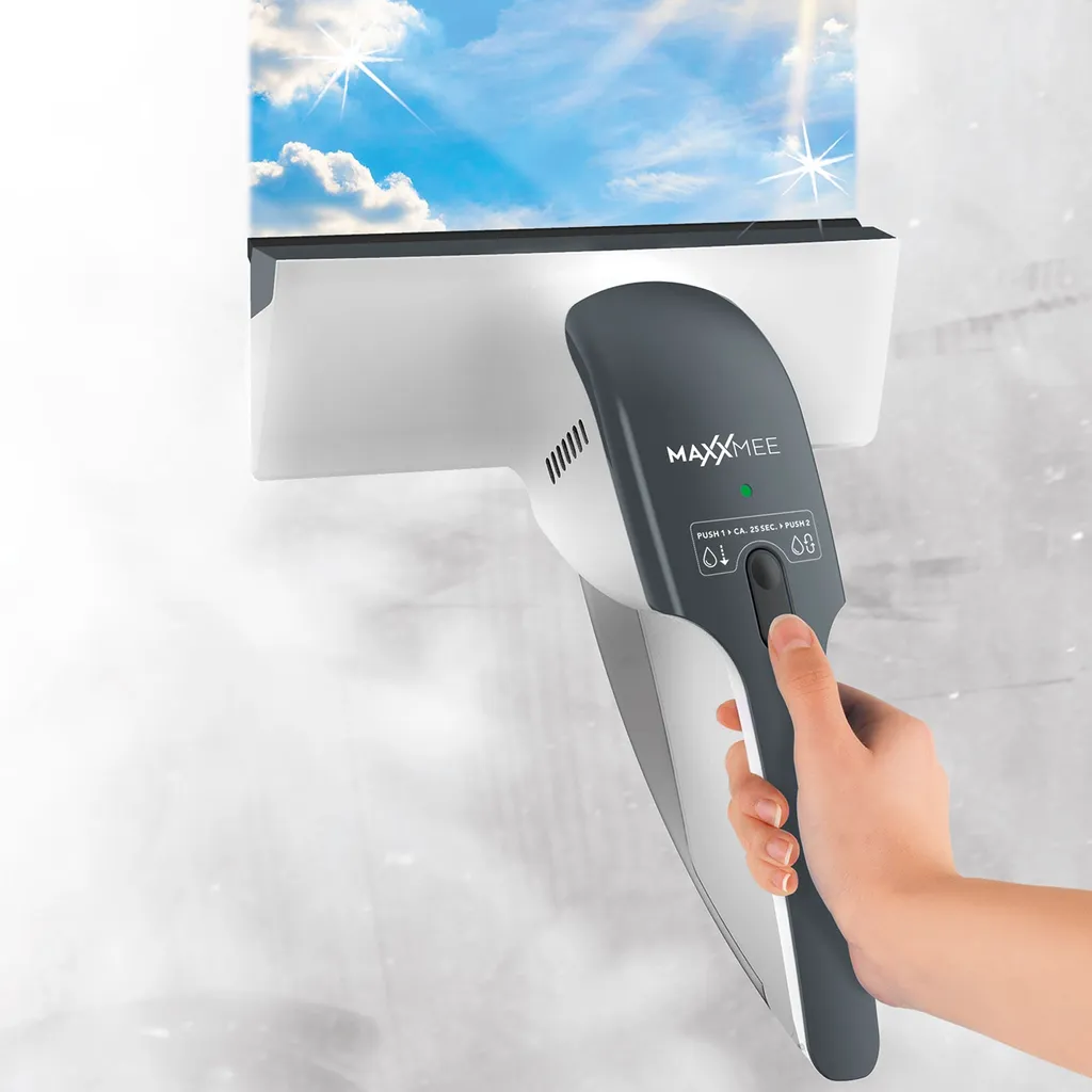 Maxxworld MAXXMEE Akku-Fenster-Waschsauger - Ca. 25 Minuten Dauerbetrieb - Weiß/grau – Bild 5