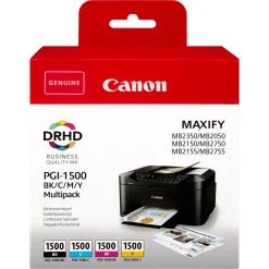 Canon® Canon PGI-1500 BK/C/M/Y - Original - Tinte Auf Pigmentbasis - Schwarz - Cyan - Magenta - Gelb - Cano Canon