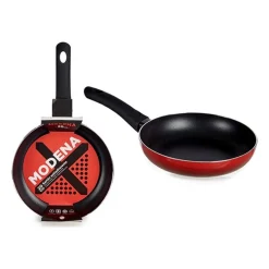 Arte Regal Pfanne Modena Rot Aluminium: Ø 20 Cm