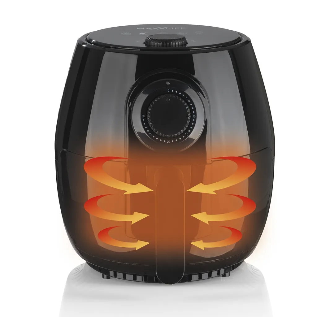 Maxxworld MAXXMEE Heißluft-Fritteuse - 4 L Fassungsvermögen - Schwarz – Bild 4