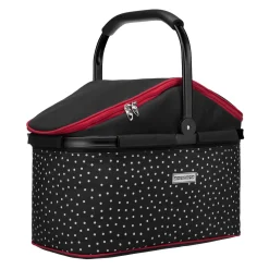 Anndora Kühlkorb 25 L Schwarz Rot Snövit - Schwarz Weiss