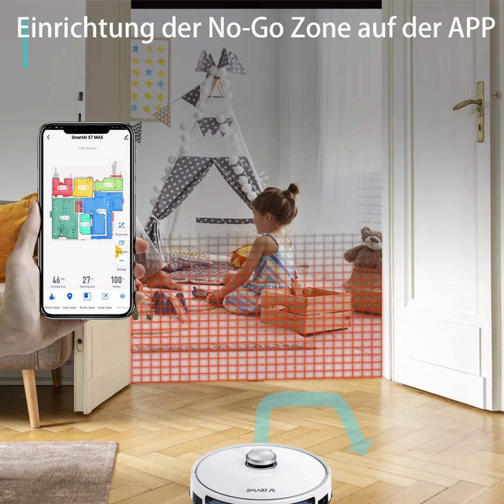 360 S7 MAX Laser Navigation Slam Routenplanung Smart Staubsauger Roboter Saugroboter Große Saug Flüsterleises Karte Speicher Fegen Boden Mopping Roboter International Version – Bild 3