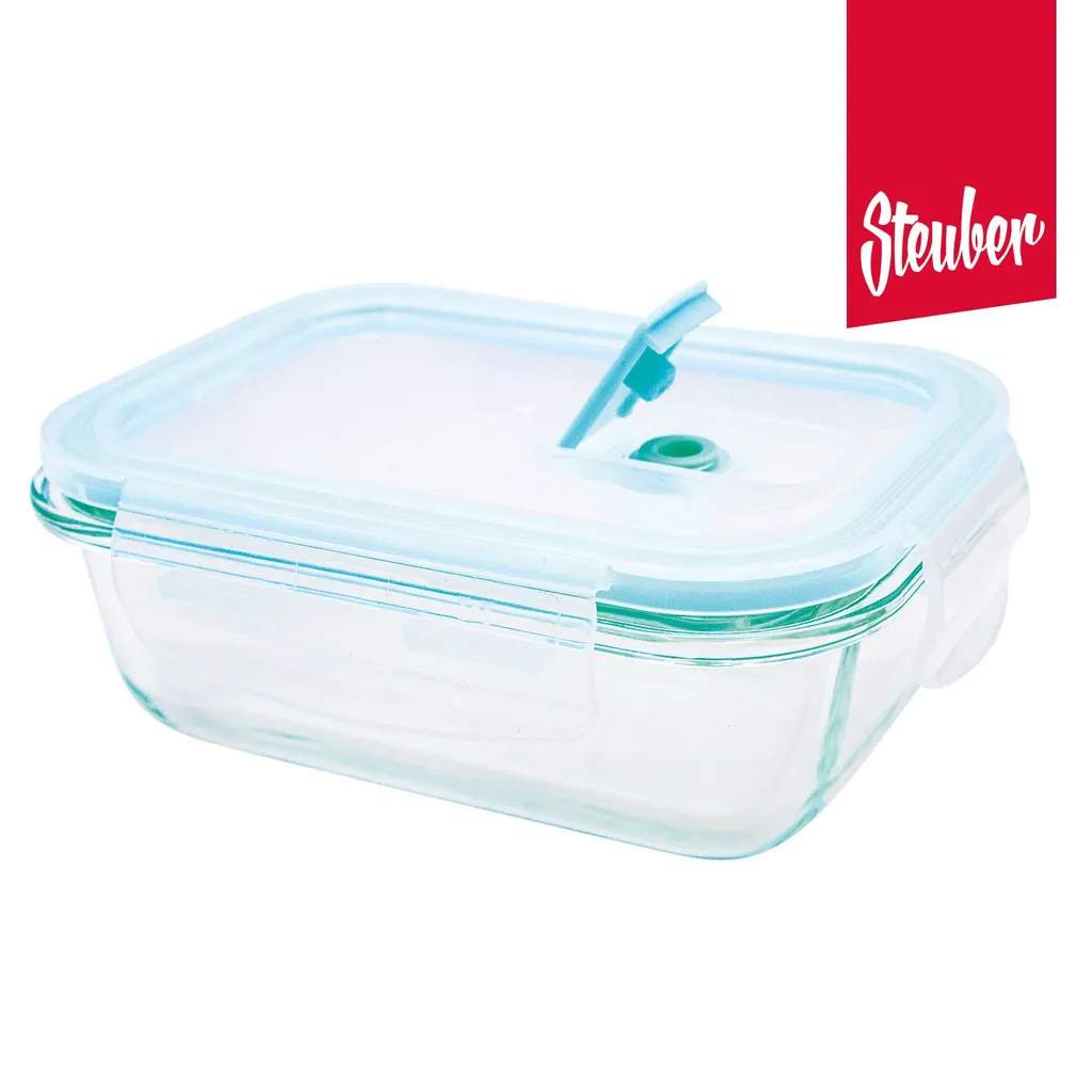 Steuber Cloc Frischhaltedose Aus Glas, 1860 Ml, Rechteckig, Glas Bis 400°C – Bild 3