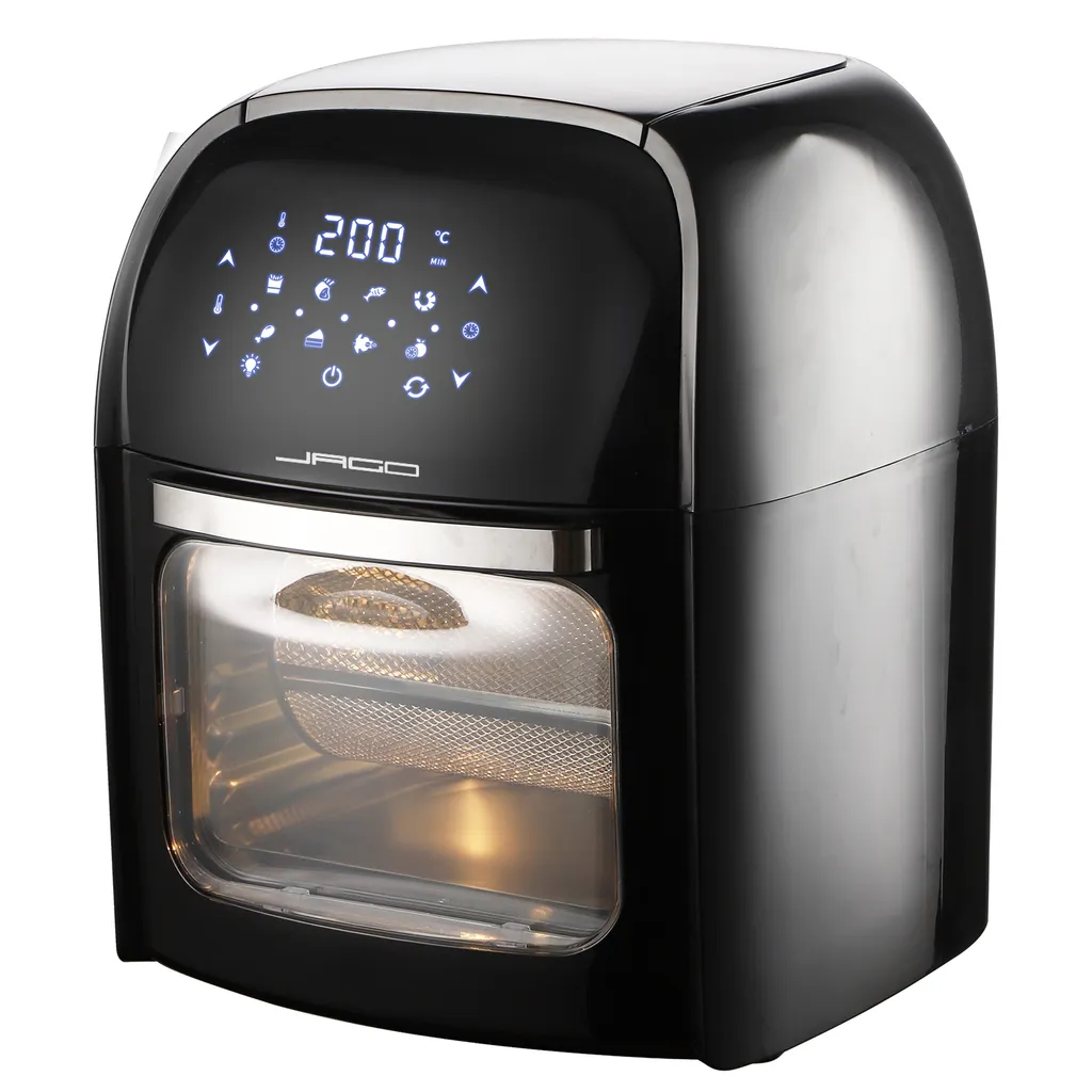 Jago® XXXL 8in1 Heißluftfritteuse 12L + 10 Zubehör - 1800W, LED Display Mit Touch Screen, 8 Programme / Timer, Ohne ÖL - Airfryer, Heißluft, Fritteuse, Heißluftofen, Backofen, Dehydrator, Grill – Bild 17