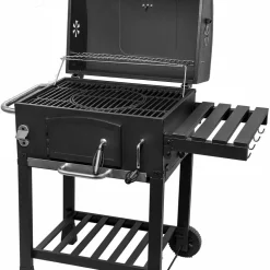 ACTIVA Grillküche ACTIVA Grill Gusseisen Grillwagen Angular, Holzkohlegrill