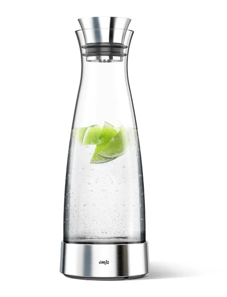 Emsa Kühlkaraffe FLOW Slim 1,0 Liter Glas / Edelstahl – Bild 13
