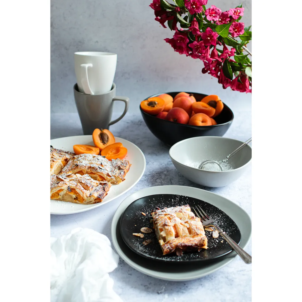 Maeser Mäser 931730 Kombiservice Glendale Für 4 Personen, Steinzeug, Schwarz (1 Set, 16-teilig) – Bild 7