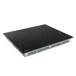 AREBOS Induktionskochfeld, 6000 W, 4 Kochfelder, 59 Cm, Autark, Mit Sensor Touch, Timer, Kindersicherung, Überhitzungsschutz, Autoabschaltung