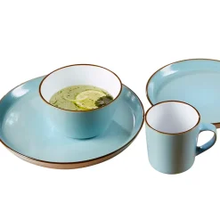 Ritzenhoff & Breker Frühstücks-Set 18 Tlg. Visby Hellblau