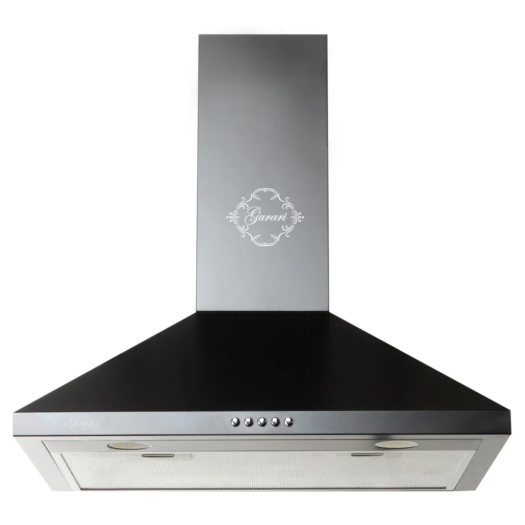 Gurari GCH C 147 BL 5 Dunstabzugshaube 50cm 1000m³/h Wandhaube Schwarz – Bild 3