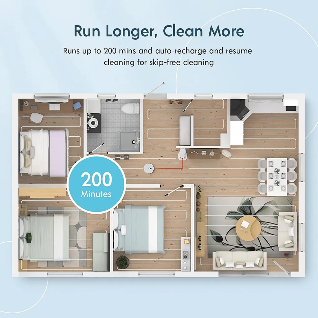 Yeedi Vac Station 3 In 1 Staubsauger Roboter Mit Auto-Empty Dock Intelligente Staubabsaugung Visuelle Navigation App Weiß – Bild 10