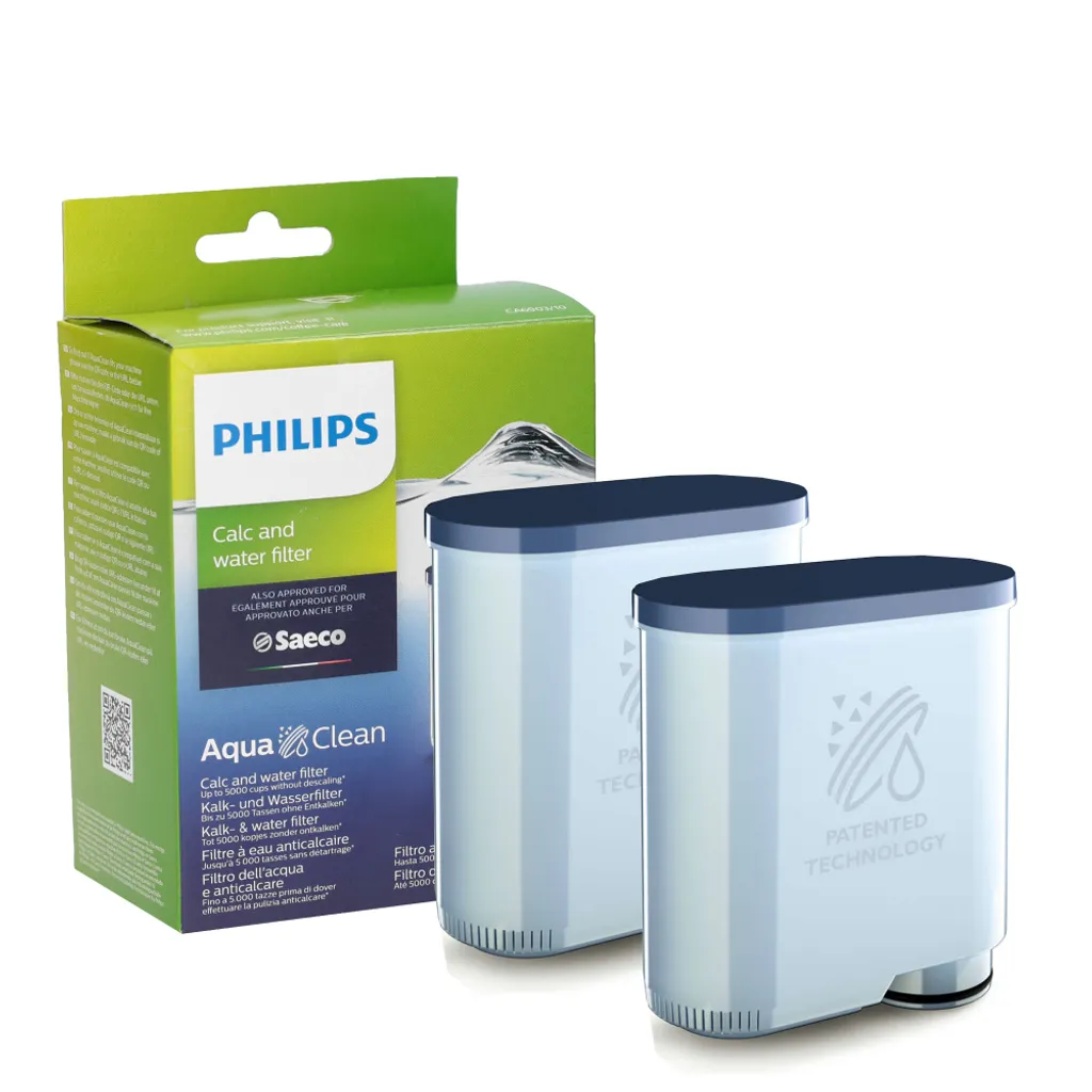 Philips 2x Saeco Wasserfilter Für Die Aqua Clean Espressomaschine CA6903, EP2224/10, EP2235/40, EP3241/50