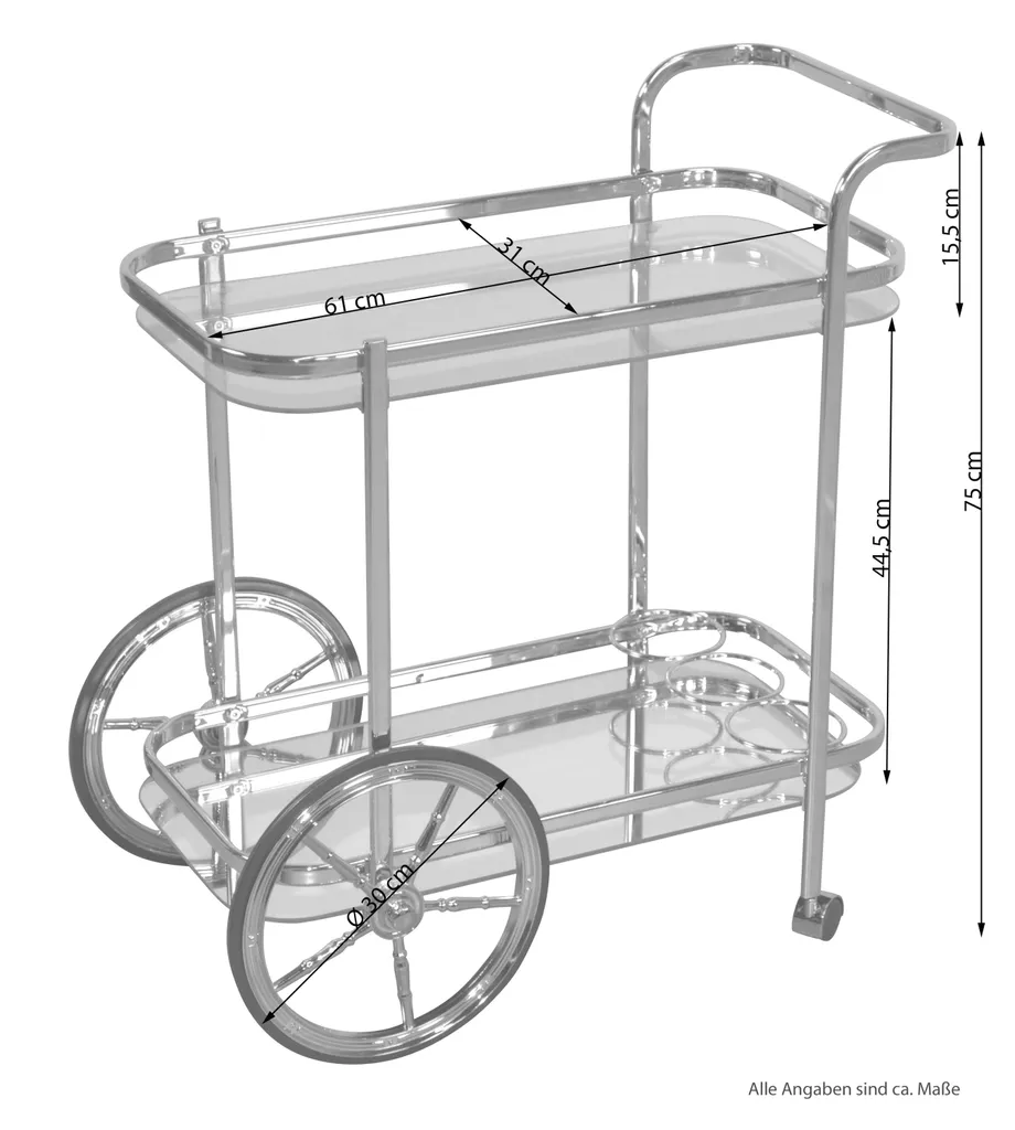Heinz Hofmann Servierwagen, Teewagen Servierwagen – Bild 2