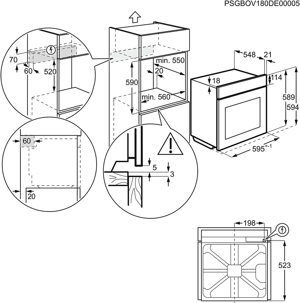 AEG - BPS33102ZM - Einbau-Backofen - Pyrolyse - Edelstahl – Bild 15