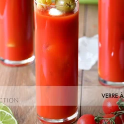 KROSNO Hohe Wassergläser, 6er-Set, 200 Ml