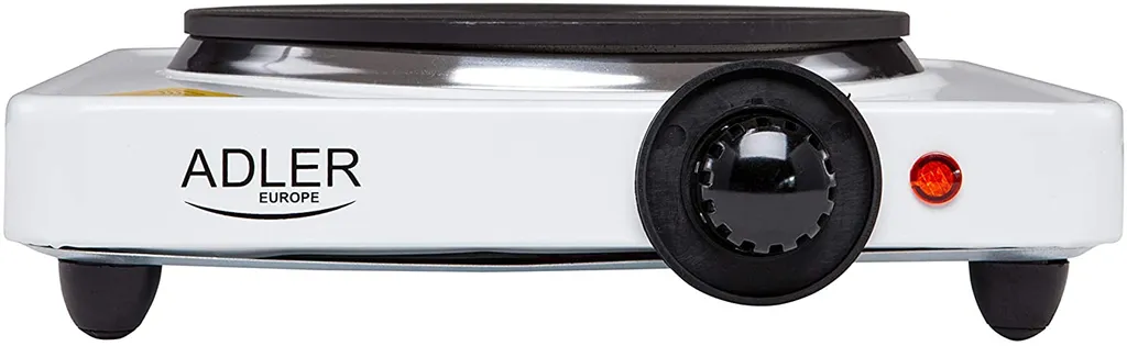 Adler AD 6503 Elektroherd-Einzelkochplatte 1500W, Weiß – Bild 2