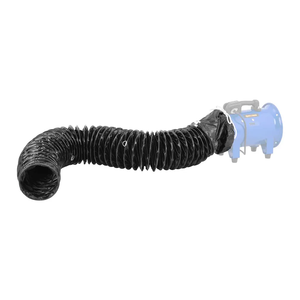 MSW Schlauch Bauventilator Baugebläse Baulüfter Schlauch Flexibel 5 M Lang Ø 20 Cm – Bild 4