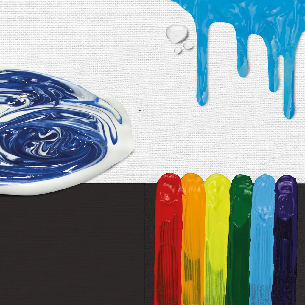 Artina Acrylfarbenset Mit 4 Metallic Acrylfarben Bergamo (27tlg) – Bild 8