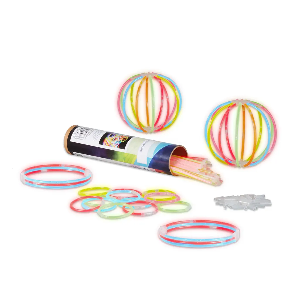 Relaxdays 300 X Knicklichter Mit Verbindern – Bild 6