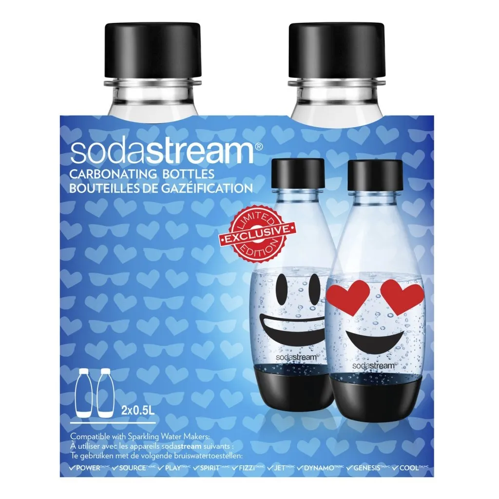 Sodastream 1748221310 2x PET-Kunststoffflasche 0,5 Liter FürTrinkwassersprudler – Bild 2